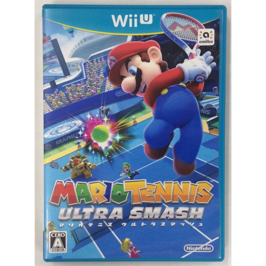 ユーズドゲームズwii U マリオテニス ウルトラスマッシュ Wii Uソフト 箱付 値下げ