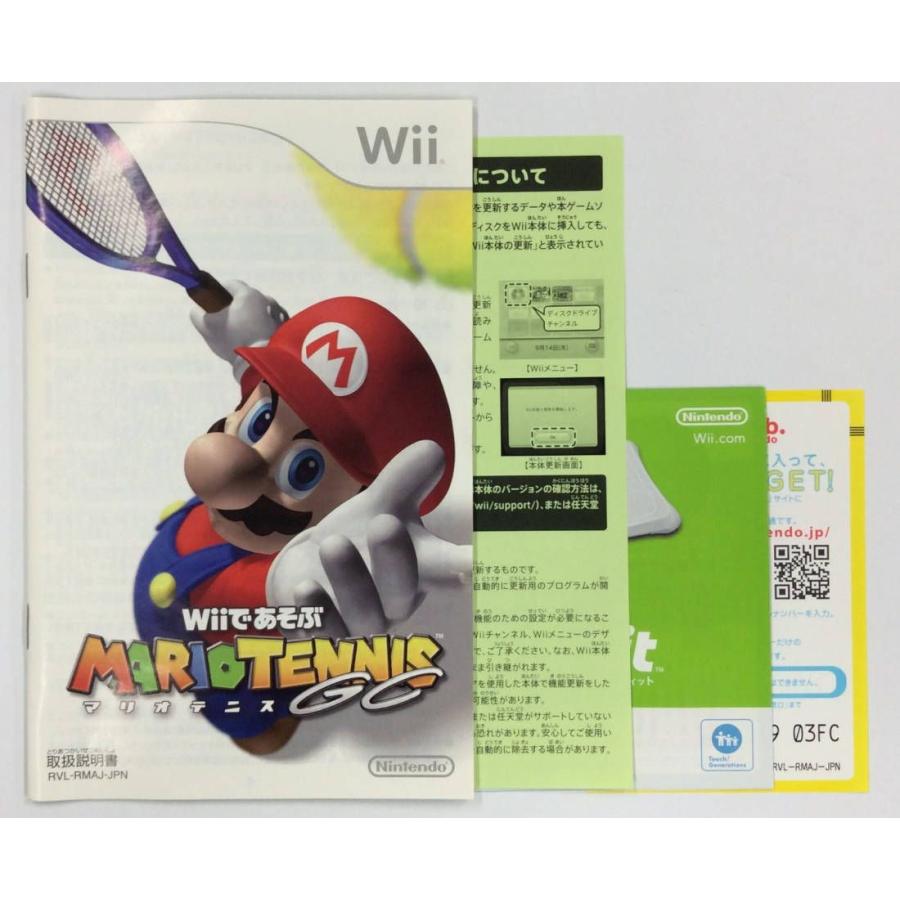 【中古】 Wiiであそぶ マリオテニスGC＊Wiiソフト(箱説付)【メール便可】｜usedgames｜03