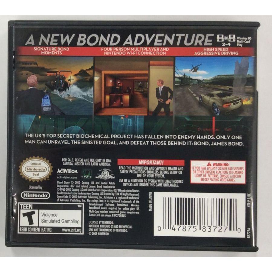 中古】NDS James Bond 007: Blood Stone (海外版:北米) DS 中古】NDS James Bond 007: Blood Stone (海外版:北米) DS