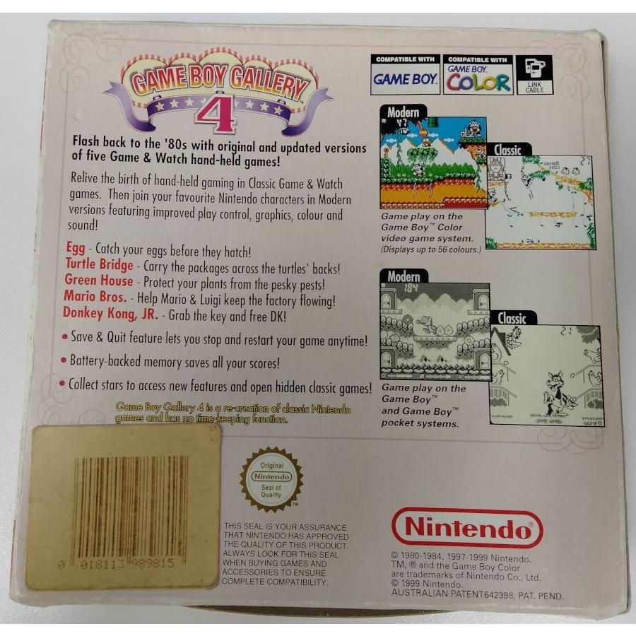 中古】GBC Game Boy Gallery 4 (海外版)*ゲームボーイカラー 中古】GBC Game Boy Gallery 4 (海外版)*ゲームボーイカラー