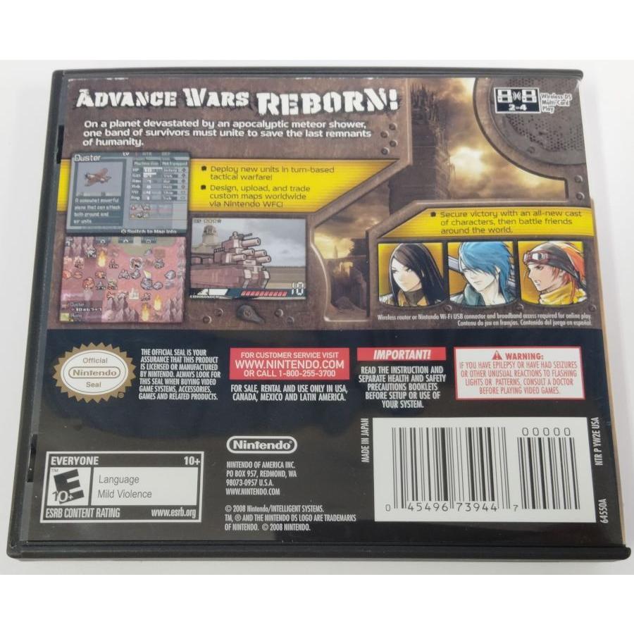 中古】NDS 北米版 ADVANCE WARS DAYS OF RUIN(国内版本体動作可 