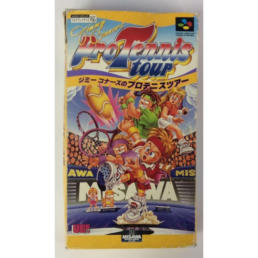 中古】SFC ジミーコナーズのプロテニスツアー＊スーパーファミコン