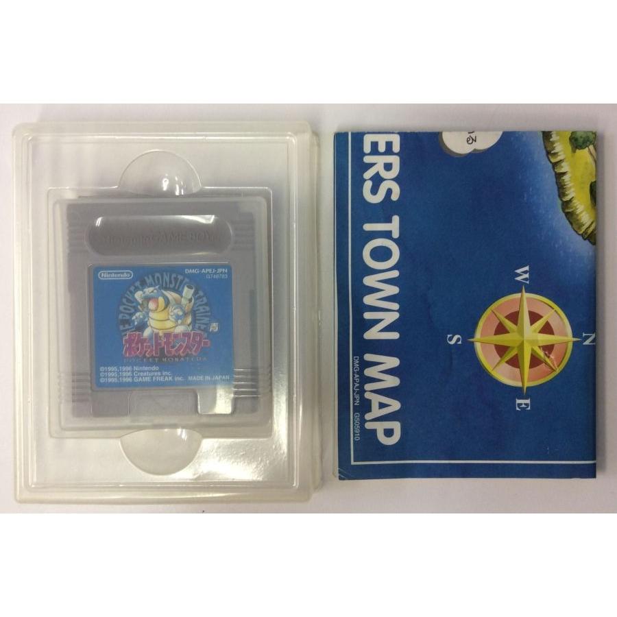 中古】GB ポケットモンスター 青*ゲームボーイソフト(箱付 中古】GB ポケットモンスター 青*ゲームボーイソフト(箱付