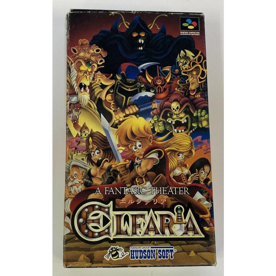 中古】SFC エルファリア＊スーパーファミコンソフト(箱説付