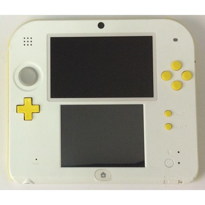 中古】3DS ニンテンドー2DS スーパーマリオパック ホワイト×イエロー  
