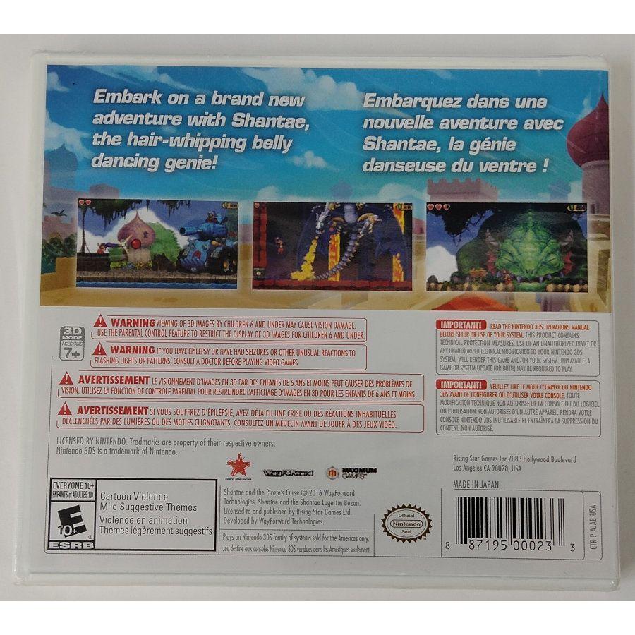 中古】3DS Shantae and The Pirate's Curse＊ニンテンドー3DSソフト(未