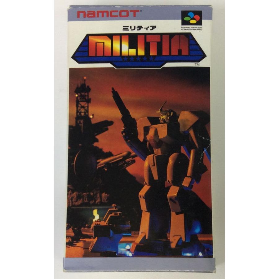 中古】SFC ミリティア＊スーパーファミコンソフト(箱説付) : ユーズド 