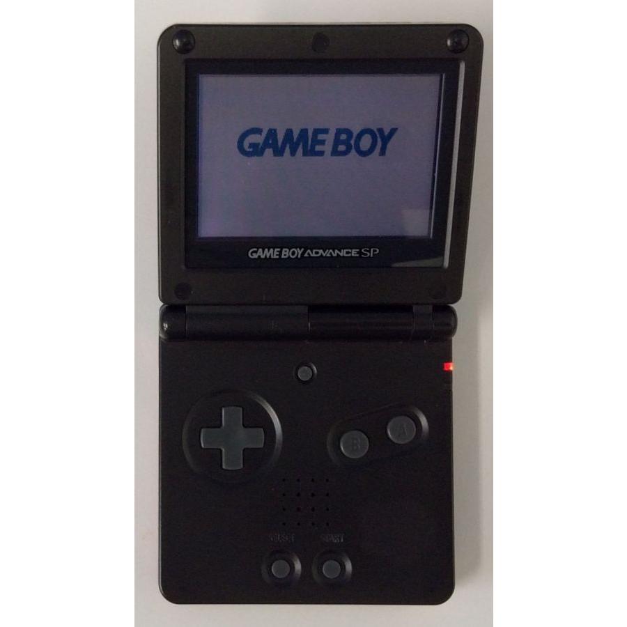中古】GBA GBASP本体 ジャンゴレッド＆ブラック＊ゲームボーイ