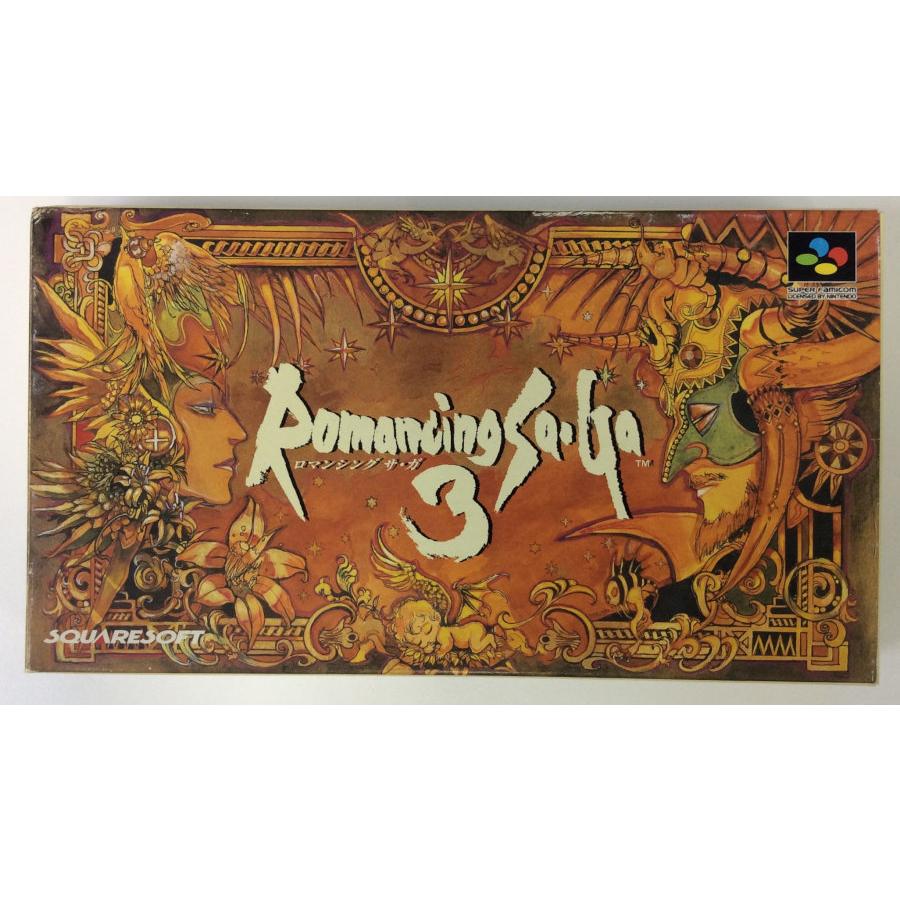スーパーファミコンソフト「ロマンシングザ・ガ３」中古動作品1個です。 中古】SFC ロマンシング サ・ガ3＊スーパーファミコンソフト(箱説付