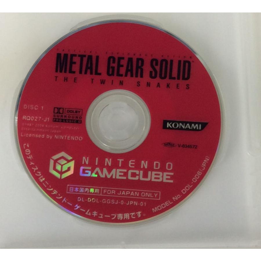 中古】GC METAL GEAR SOLID THE TWIN SNAKES＊ゲームキューブソフト(箱