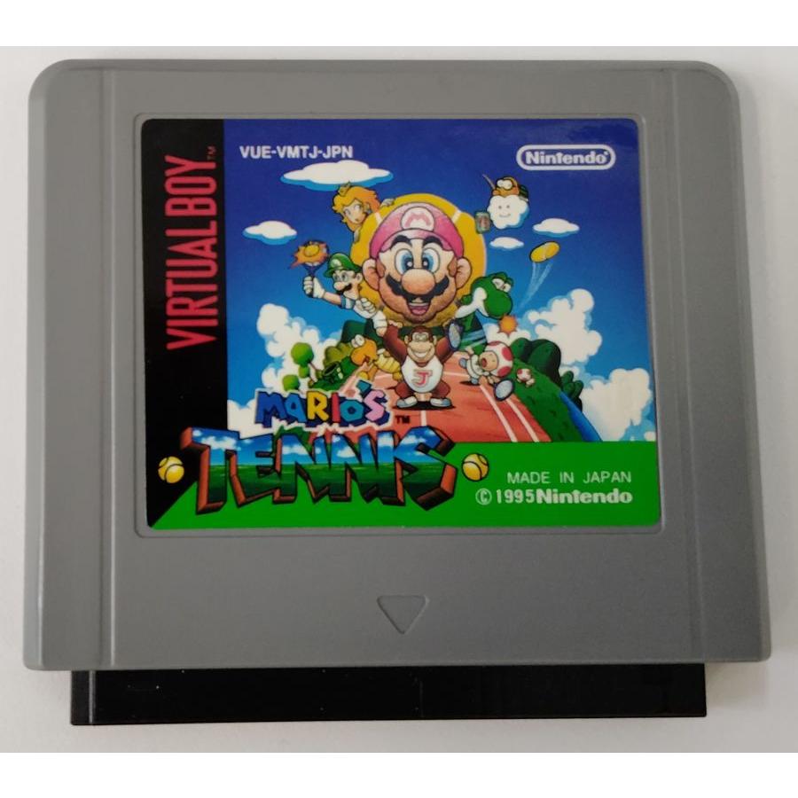 【動作確認済】バーチャルボーイ VUE-S-RA 箱・説明書付 マリオテニス付属 中古】VB マリオズテニス＊バーチャルボーイソフト(箱説付) : ユーズド