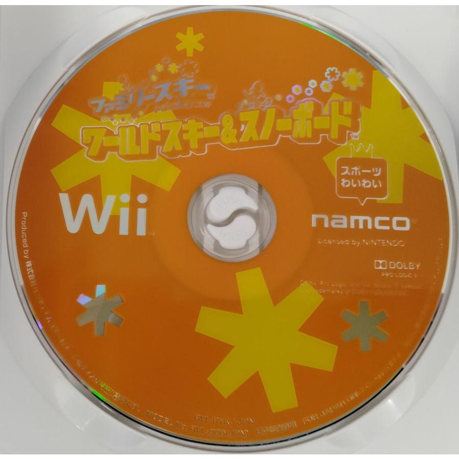 中古】Wii ファミリースキー ワールドスキー＆スノーボード＊Wiiソフト