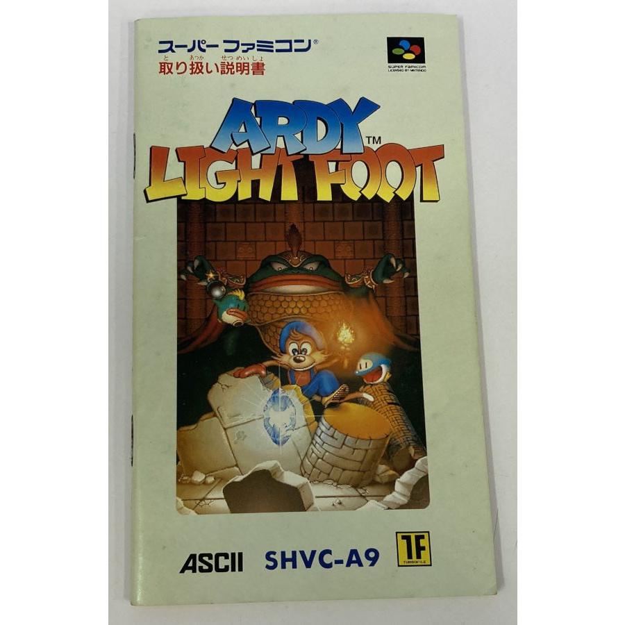 中古】SFC アルディライトフット＊スーパーファミコンソフト(箱説付 