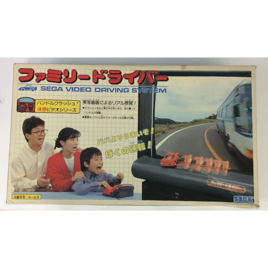 中古】 SEGA ファミリードライバー＊ゲーム周辺機器(箱説付 