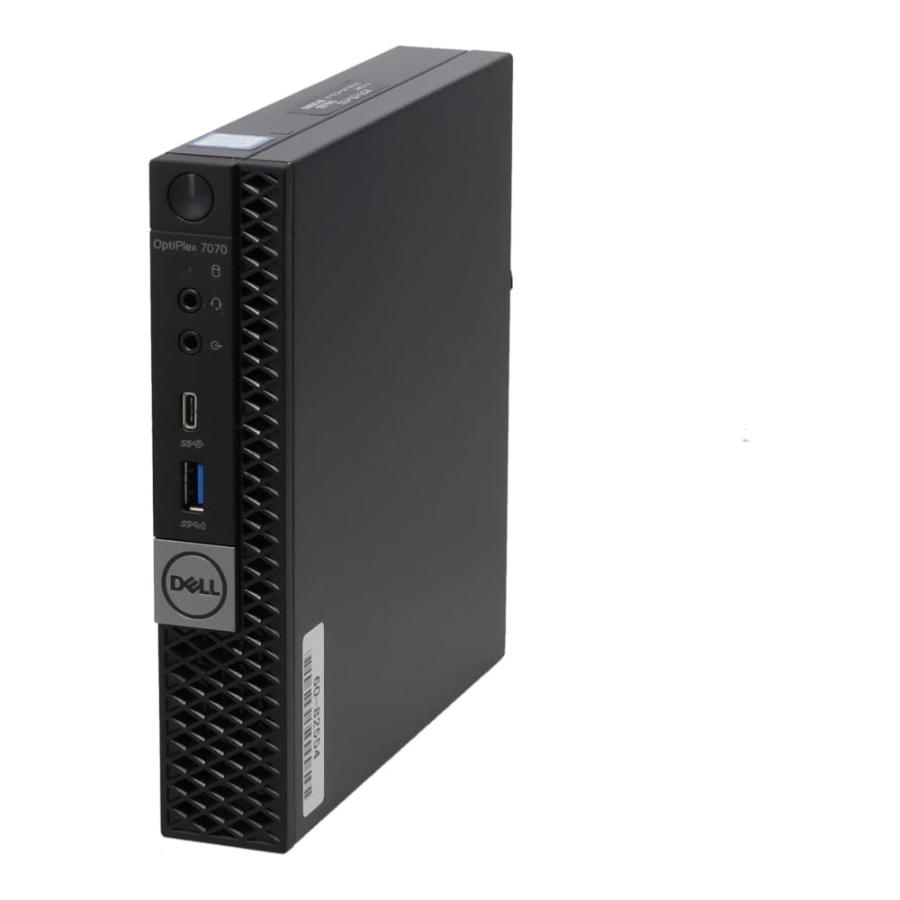 OptiPlex DELL Optiplex 7070 Micro (Win11x64) 中古 Core i5-2.1GHz