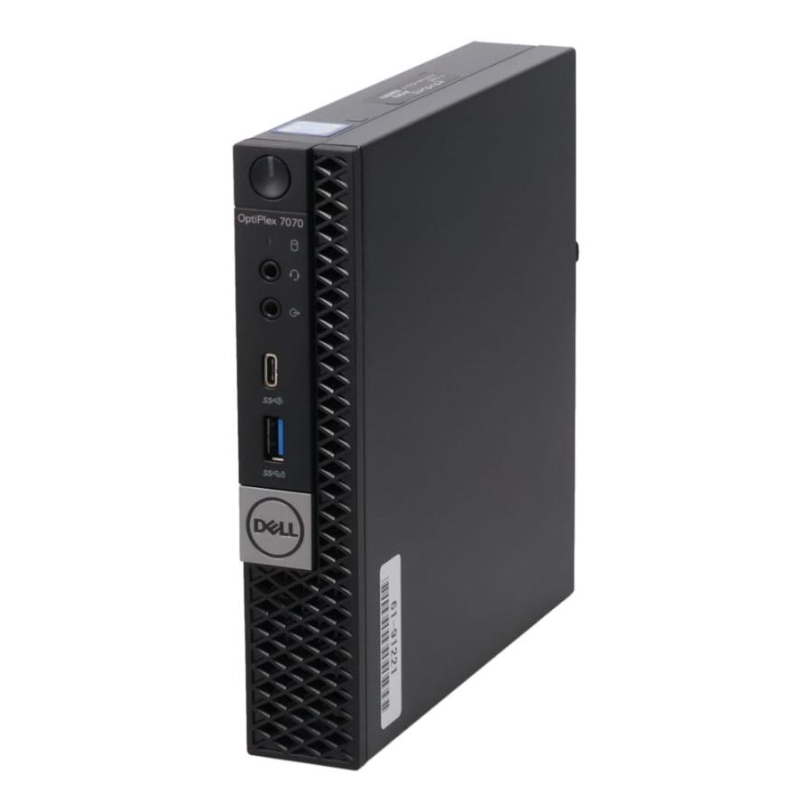 OptiPlex DELL Optiplex 7070 Micro (Win11x64) 中古 Core i5-2.2GHz 
