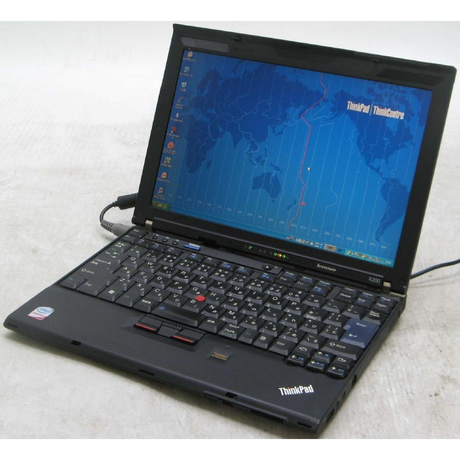 Lenovo ThinkPad X200 7454-A22 Core2Duo Windows XP 中古 ノート