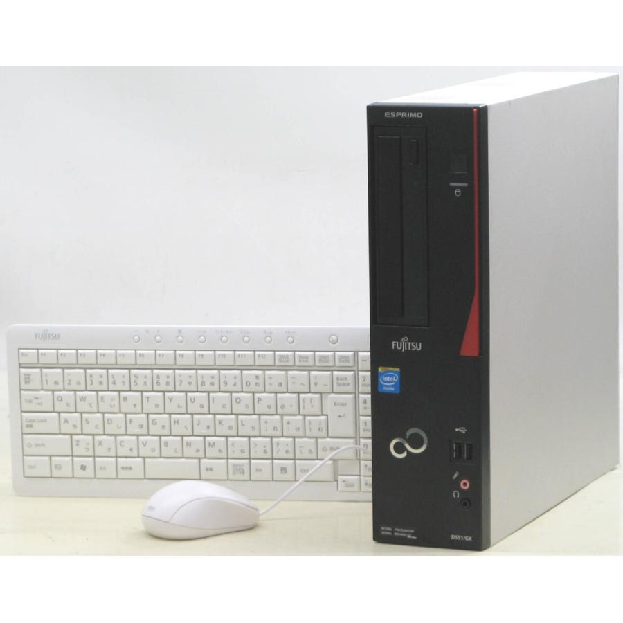 富士通 ESPRIMO D551/GX FMVD0502SP SSD Windows 10 中古 デスクトップ