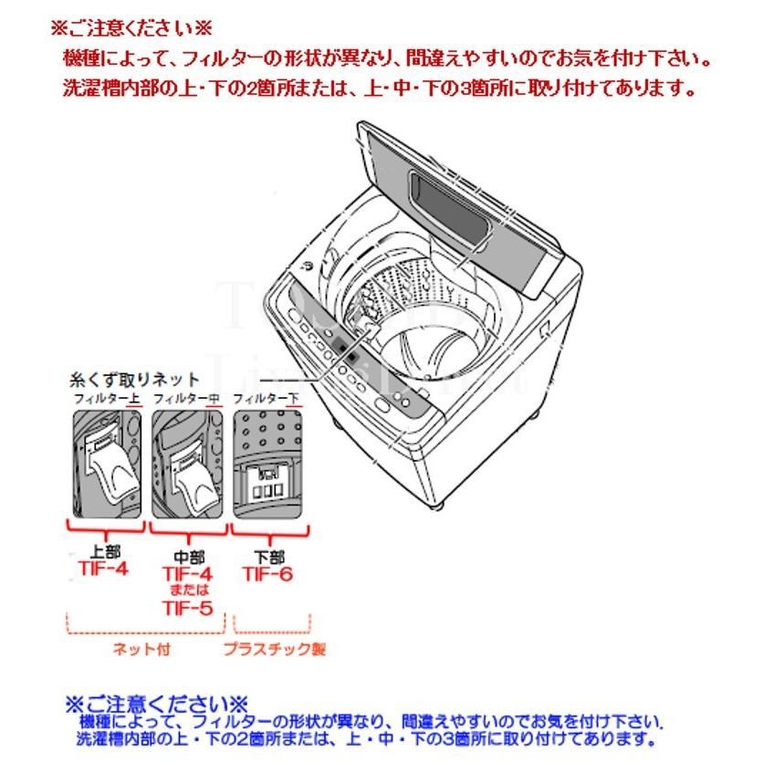メール便対応可能 東芝 Toshiba 洗濯機用 糸くずフィルター ゴミ取りネット の後継品 Tif 4 ホワイト 宅コ Useful Company ヤフー店 通販 Yahoo ショッピング