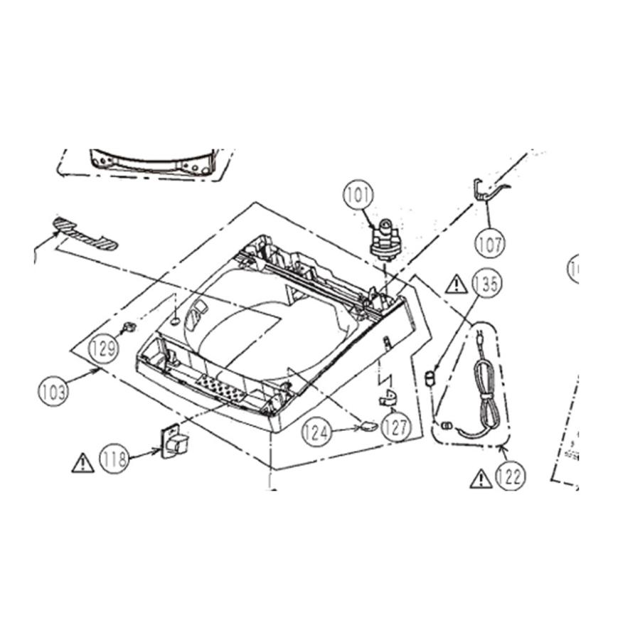 TOSHIBA 東芝 洗濯機用 水位センサ 42070529 【図：101】 : Useful