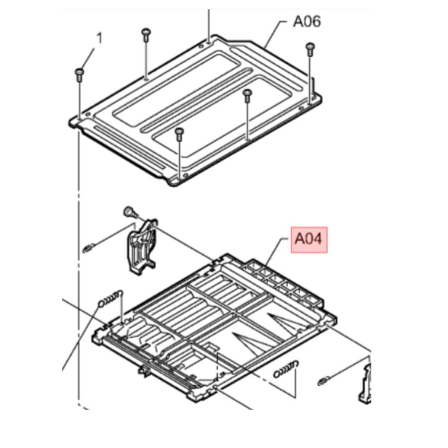 パナソニック 食洗機用 中ふた【図A04】 部品コード：ANP270-8220