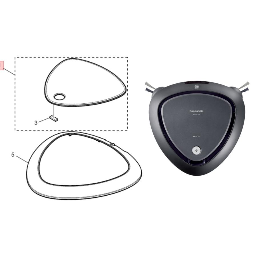 メール便対応可能】Panasonic パナソニック RULO ルーロ 掃除機用