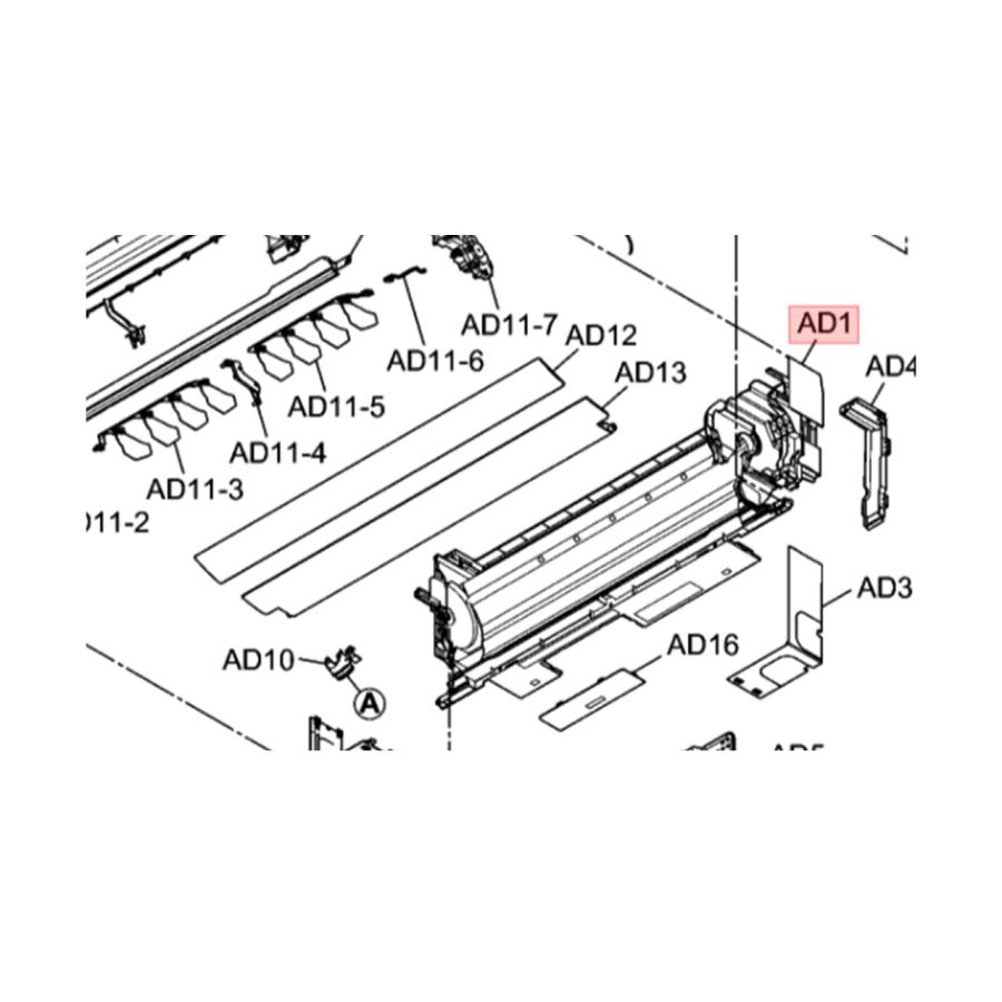 パナソニック エアコン用 台枠 部品番号：CWD50C1810 : Useful Company