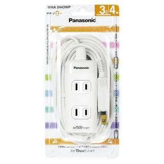 パナソニック Panasonic WHA2443WP ザ・タップQ 3コ口 コード長さ4m