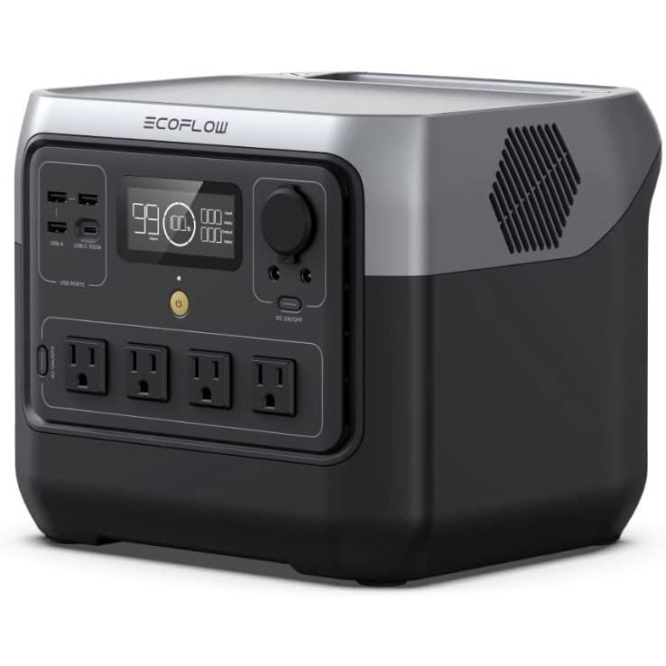 EcoFlow ポータブル電源  2 256Wh（美品） EcoFlow ポータブル電源 RIVER 2 Pro 大容量 768Wh 最速の急速充電