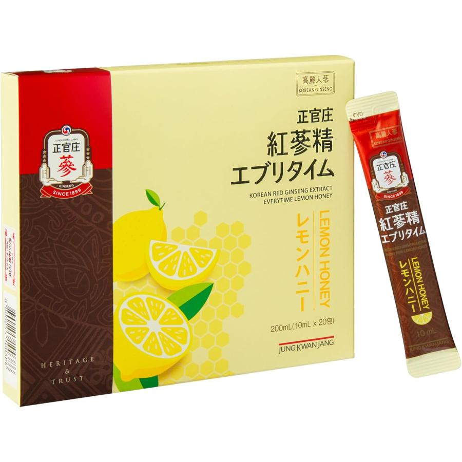 コストコ 正官庄(ジョンガンジャン) 紅参精エブリタイム レモン