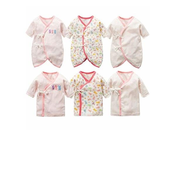 新生児肌着 6枚組 赤ちゃん コンビ肌着 短肌着 綿100 ベビー服 長袖ロンパース カバーオール ロンパース 前開きタイプ 肌着パジャマ 可愛いプ Sieuthicongtrinh Vn