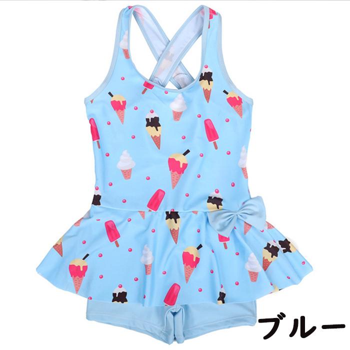 キッズ 子供 110くらい K121 サイズ不明 ワンピース 女の子 水着 76 以上節約 女の子