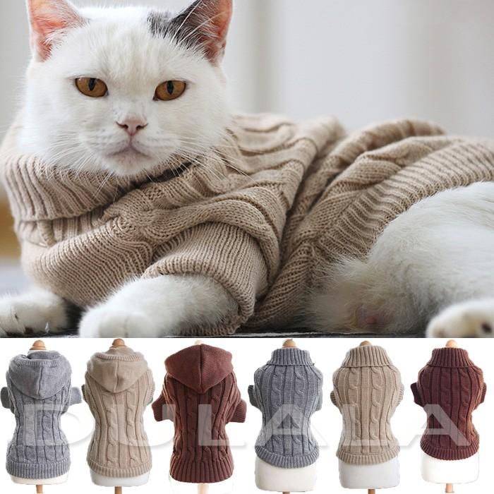 Dulala新品 猫服 犬服 ニットウェア ペットウェア キャットウェア セーター ふわもこ ふかふか エレガント お洒落 ねこ 写真撮影用 プレゼント Dllpet12 Dulala 通販 Yahoo ショッピング