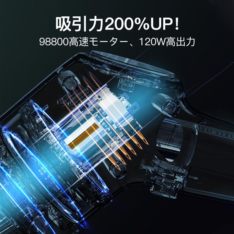 掃除機 コードレス ハンディクリーナー 車 車用 車載 充電式 強力 吸引