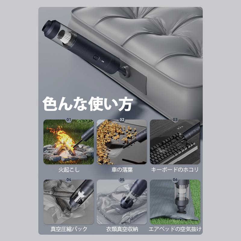 ハンディクリーナー 掃除機 コードレス 強力 吸引 車 車用 車載 ミニ