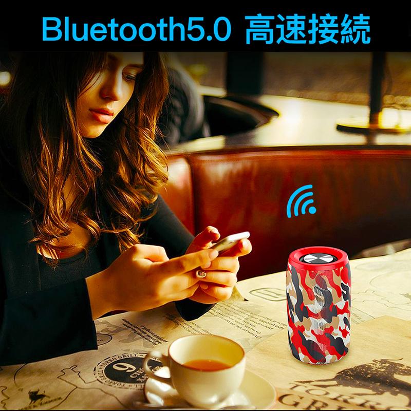 Bluetooth5.0 スピーカー 防水 防水 充電 バッテリー ワイヤレス スマホ 重低音 マイク内蔵 TWS  iPhone iPad  PC 高音質 パソコン AUX ステレオ｜usenya｜09
