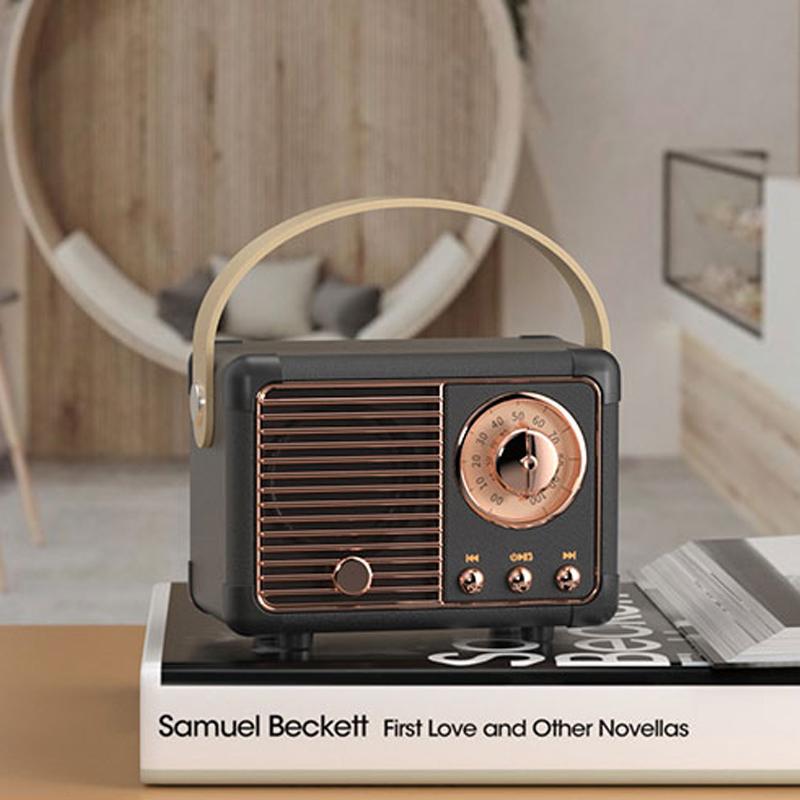 スピーカー Bluetooth 高音質 防水 おしゃれ レトロ ワイヤレス ハンズフリー 充電式 バッテリー内蔵 スマホ スピーカー PC HIFI 大音量 SD USBメモリー :DB669:優選屋 通販 86❤️ワイヤレススピーカー bluetooth防水 5.0 小型 高音質