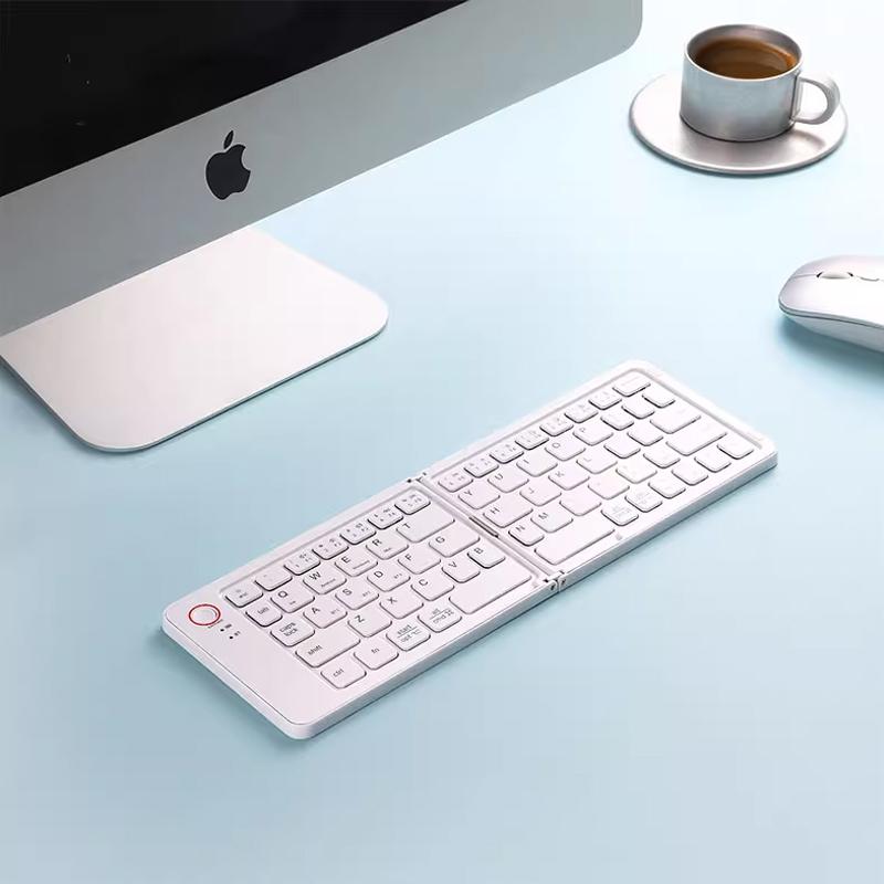 Bluetooth キーボード 折りたたみ 無線 ワイヤレス スタンド付き 充電