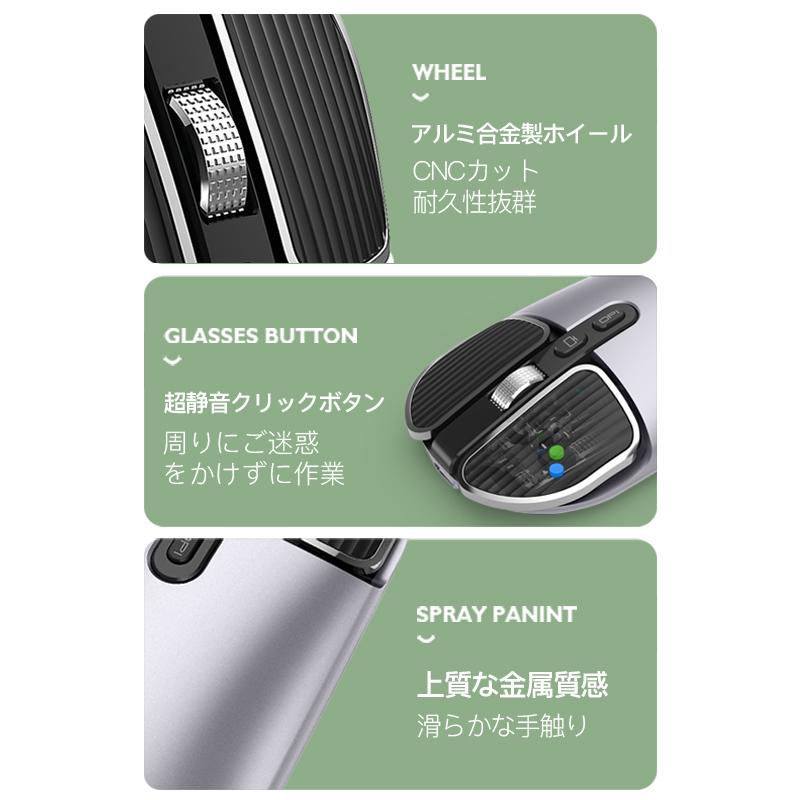 ワイヤレス マウス 無線 Bluetooth 5.0 充電 小型 薄型 静音 バッテリー内蔵 USB  Mac Windows iPad Surface 光学式 マウスパッド ブルートゥース |  | 14