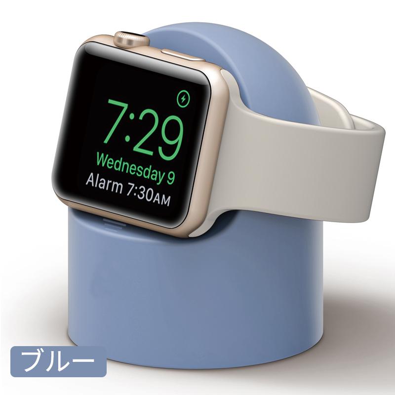 Apple Watch アップルウォッチ Series 7 充電 スタンド 充電器 純正ケーブル アクセサリー シリコン 卓上 SE 6 5 4 3 2 1 38 40 41 42 44 45 mm｜usenya｜23