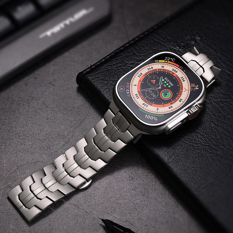 Apple Watch チタン バンド ベルト アップルウォッチ チタニウム