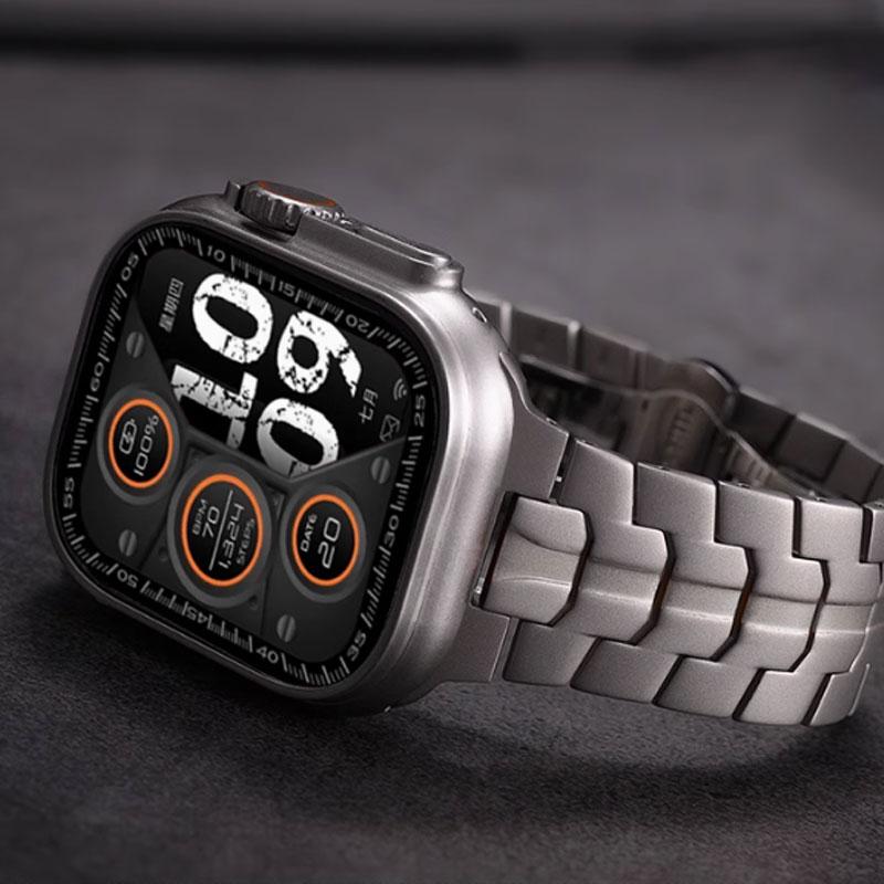 Apple Watch チタン バンド ベルト アップルウォッチ チタニウム