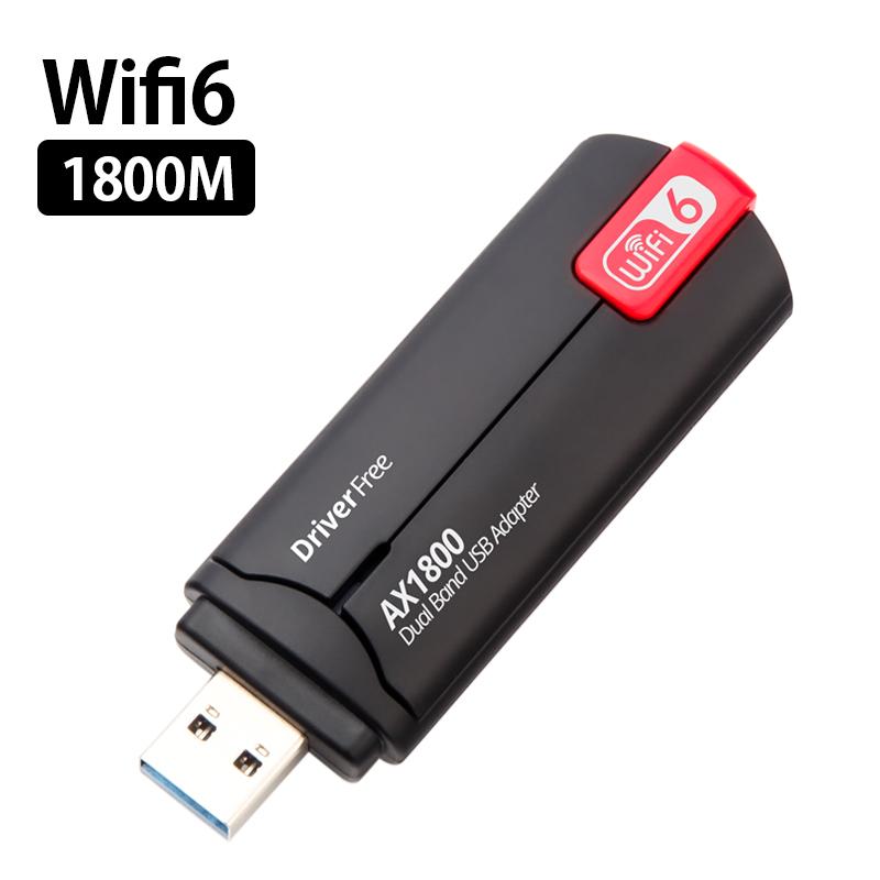 WiFi6 1800M 無線LAN 子機 3000M アダプター レシーバー USB 3.0