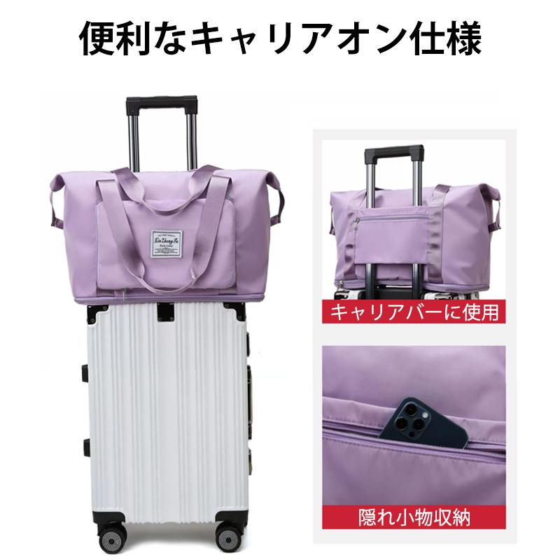 【未使用品】russet　トラベルボストンバッグ　グレーピンク ラシット russet 2WAYボストンバッグ(CEー026ーOUT) （Gray/Pink