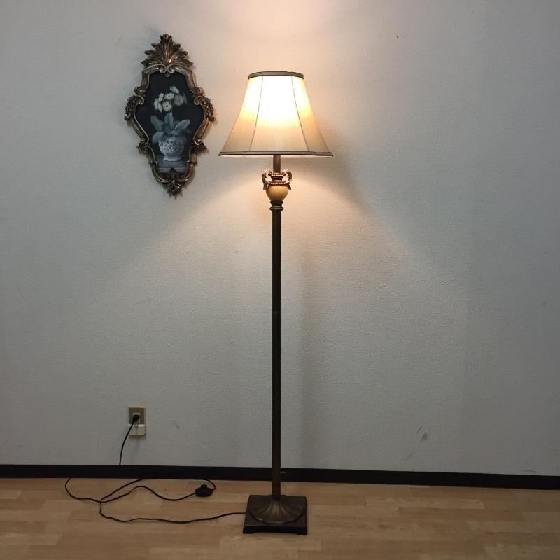 アンティーク　フロアライト Street Gas Lampスタイル イングランドオーク ツイストフロア