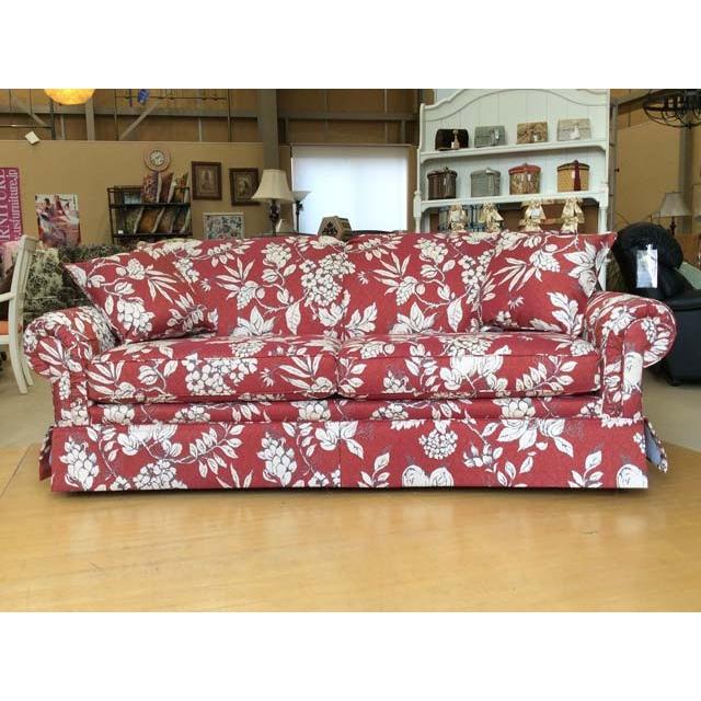 ソファ 3人掛け 花柄 輸入家具 赤 レッド 高級 アンティーク調 ソファ 3人掛け 花柄 輸入家具 赤 レッド 高級 アンティーク調