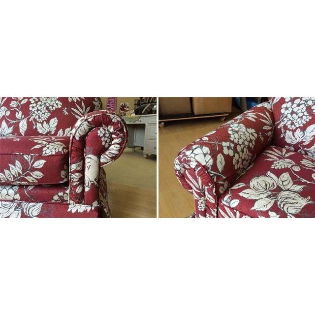 ソファ 3人掛け 花柄 輸入家具 赤 レッド 高級 アンティーク調 ソファ 3人掛け 花柄 輸入家具 赤 レッド 高級 アンティーク調