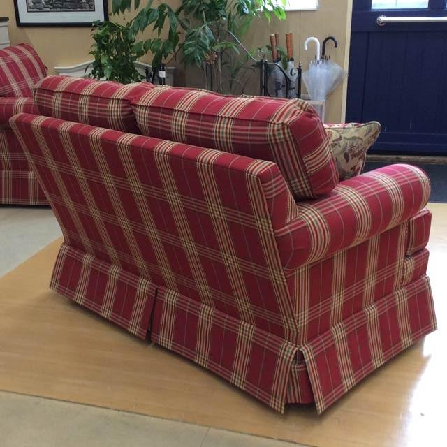 輸入家具 カントリー ソファ 2人掛け アメリカ製 赤 レッド 輸入家具 カントリー ソファ 2人掛け アメリカ製 赤 レッド