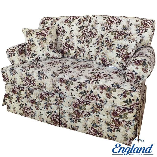 花柄 ソファ 2人掛け 高級 フレンチ カントリー 白 ホワイト ベージュ  