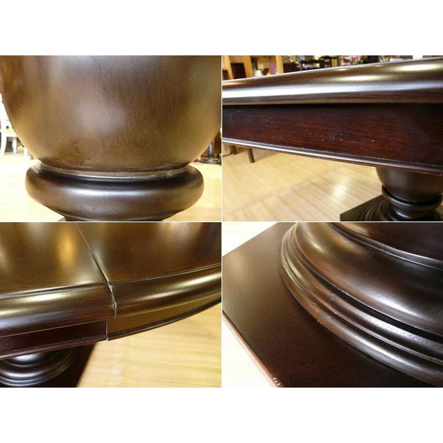 アメリカ 輸入家具 ダイニングテーブル 円形 ポーラディーン アンティーク調 クラシック 丸型 ブラウン Pau030t 輸入家具アウトレット Usfurniture 通販 Yahoo ショッピング